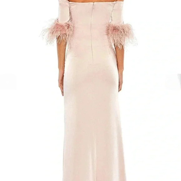 Ieena by Mac Duggal 11441 - Fringed Sheath Evening Gown NWT - Picture 3 of 7